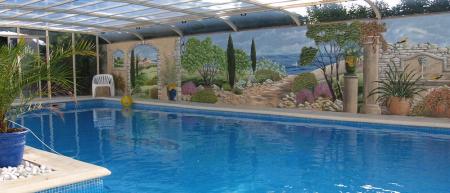 Mur de piscine